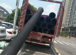HDPE雙壁波紋管解決深圳光明新區(qū)萬(wàn)效社區(qū)雨季積水苦惱